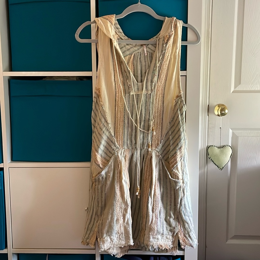 Free People Sleeveless Dress with Hood